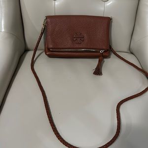 New Tory Burch brown shoulder bag